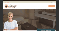 Desktop Screenshot of massagecareernow.com