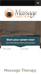 Mobile Screenshot of massagecareernow.com